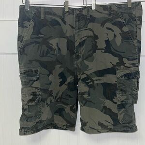 Camo Wrangler Cargo Shorts Big Men’s